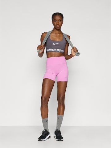 NIKE Bustier Biustonosz sportowy w kolorze szary