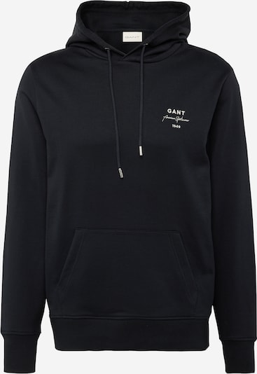 GANT Sweatshirt em creme / preto, Vista do produto