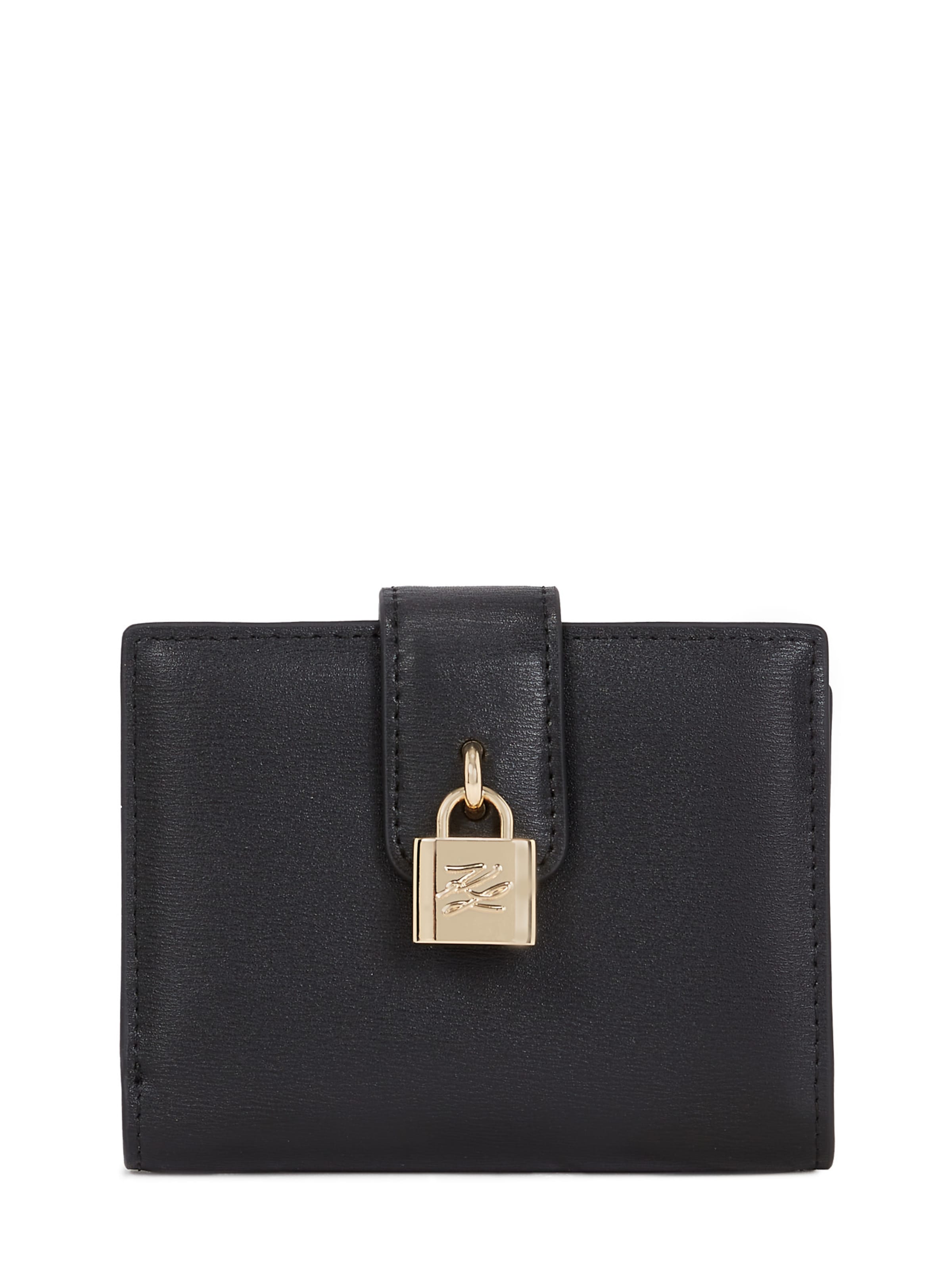 Portofel Karl Lagerfeld pe auriu / negru, Vizualizare produs