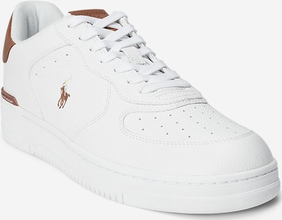 Polo Ralph Lauren Matalavartiset tennarit 'MASTERS CRT' koossa 36 värissä ruskea / offwhite, Tuotenäkymä