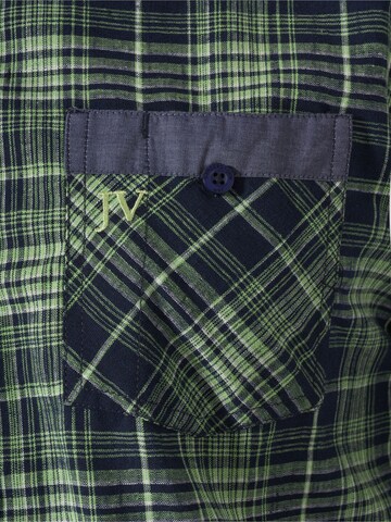 Jan Vanderstorm Comfort fit Button Up Shirt 'Aalvan' in Blue