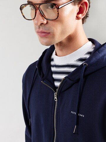 Pepe Jeans Sweat jacket in Blue
