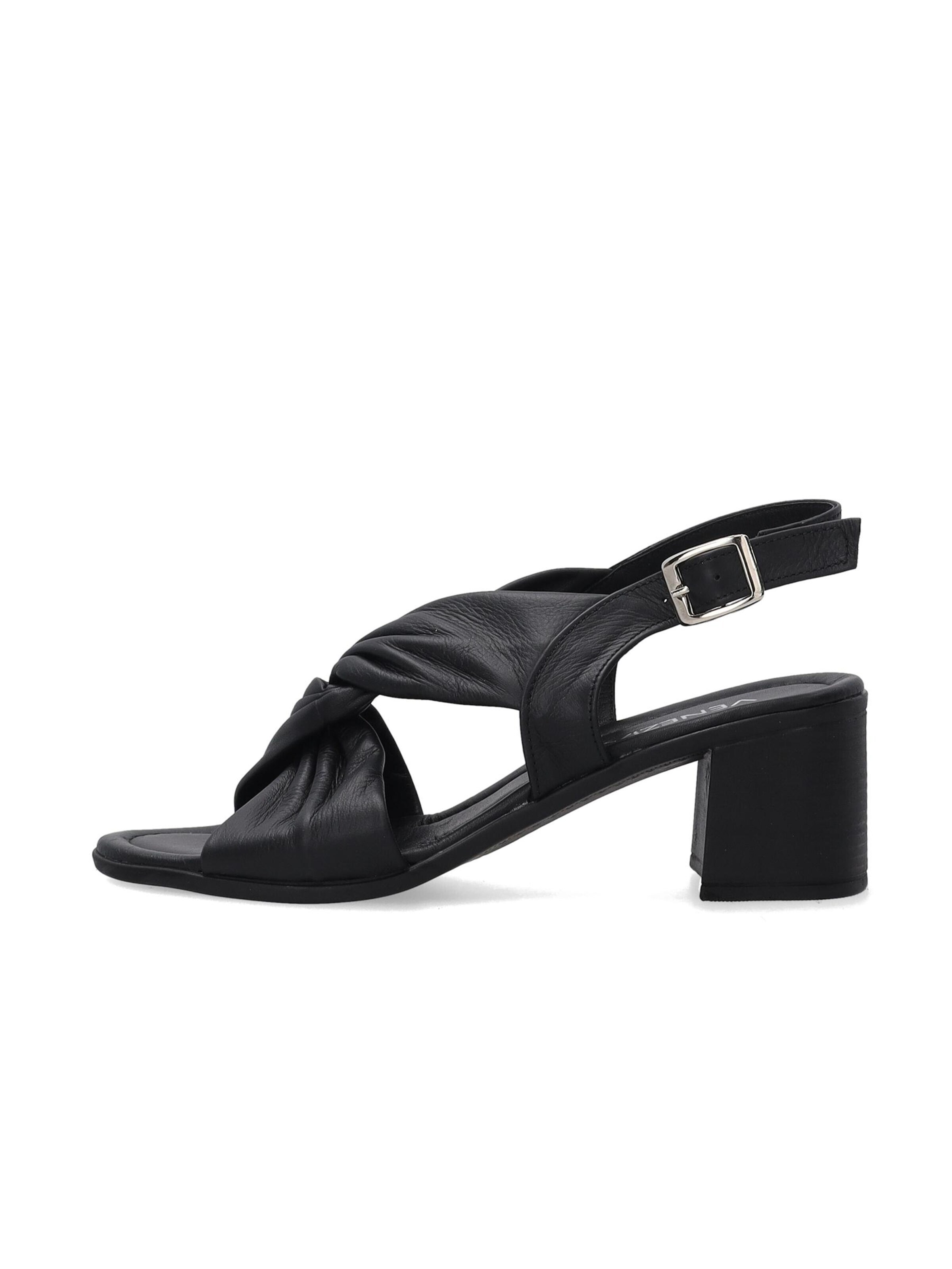 VENEZIA Sandals in Black: front
