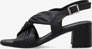 VENEZIA Sandale in Schwarz: Vorderseite