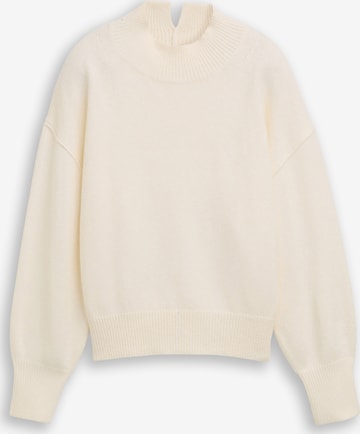 Pullover di TOM TAILOR in bianco: frontale