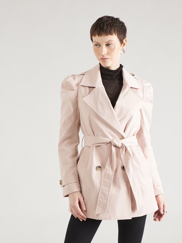 Manteau mi-saison 'ORCHID' ONLY en rose : devant