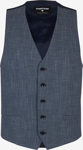 STRELLSON Gilet in Blauw: voorkant