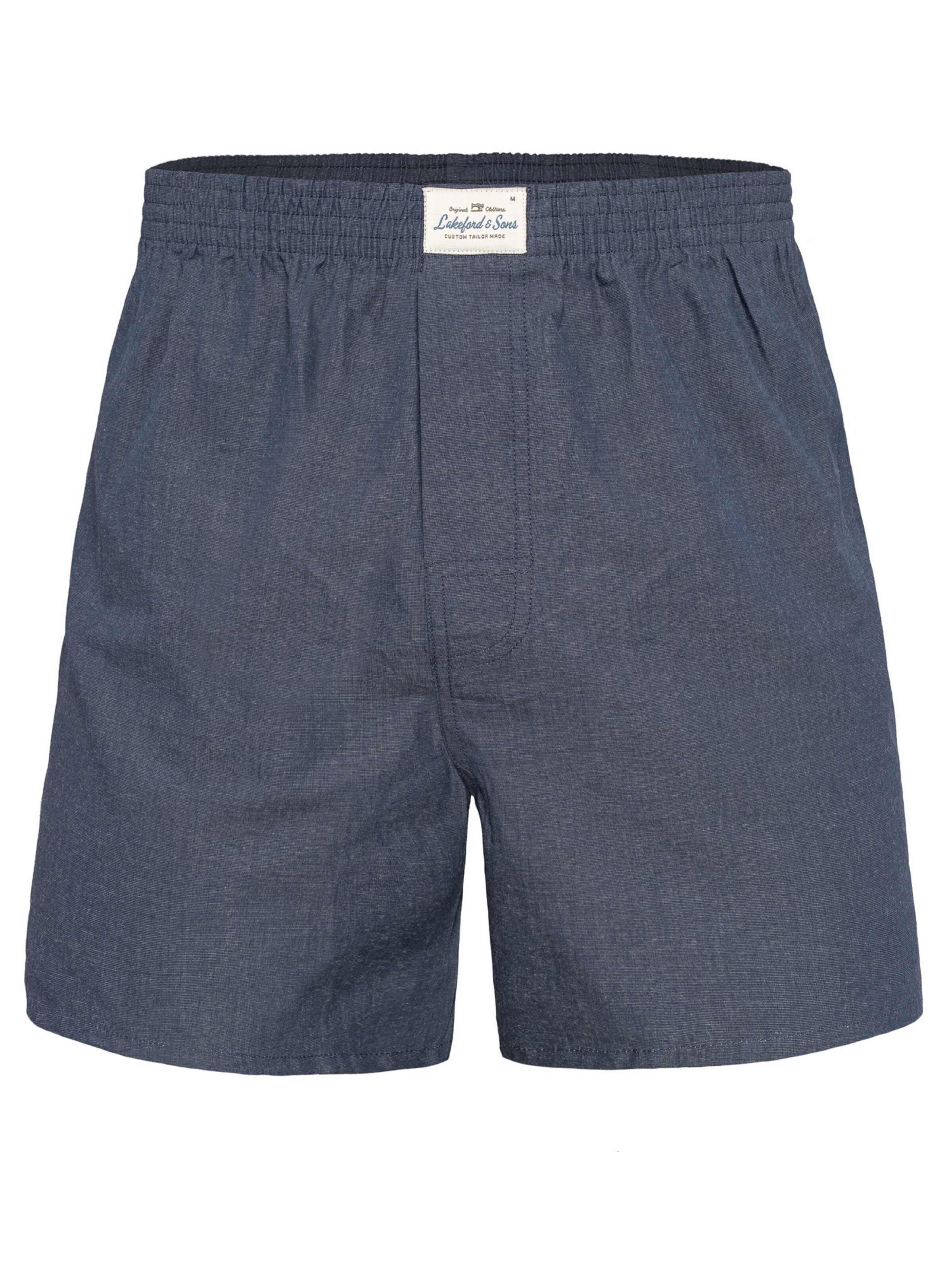 Lakeford & Sons Boxershorts ' American Boxershorts Herren 6-Pack in klassischen Designs ' in Blauw