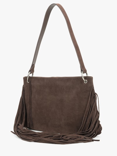 Borsa a spalla '990231' in One Size Estro di colore marrone scuro, Visualizzazione prodotti