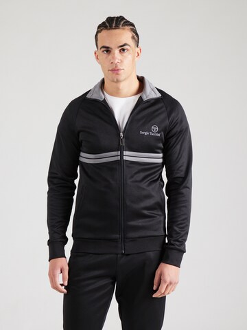 Sergio Tacchini Яке за трениране 'NEW DALLAS' в черно: отпред