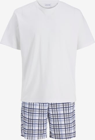 JACK & JONES - Pijama curto 'JACMax' em branco: frente