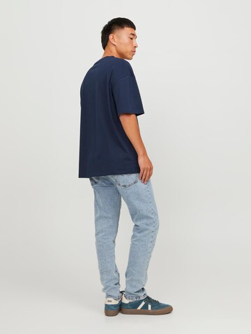 T-Shirt 'BRADLEY MITCH' JACK & JONES en bleu