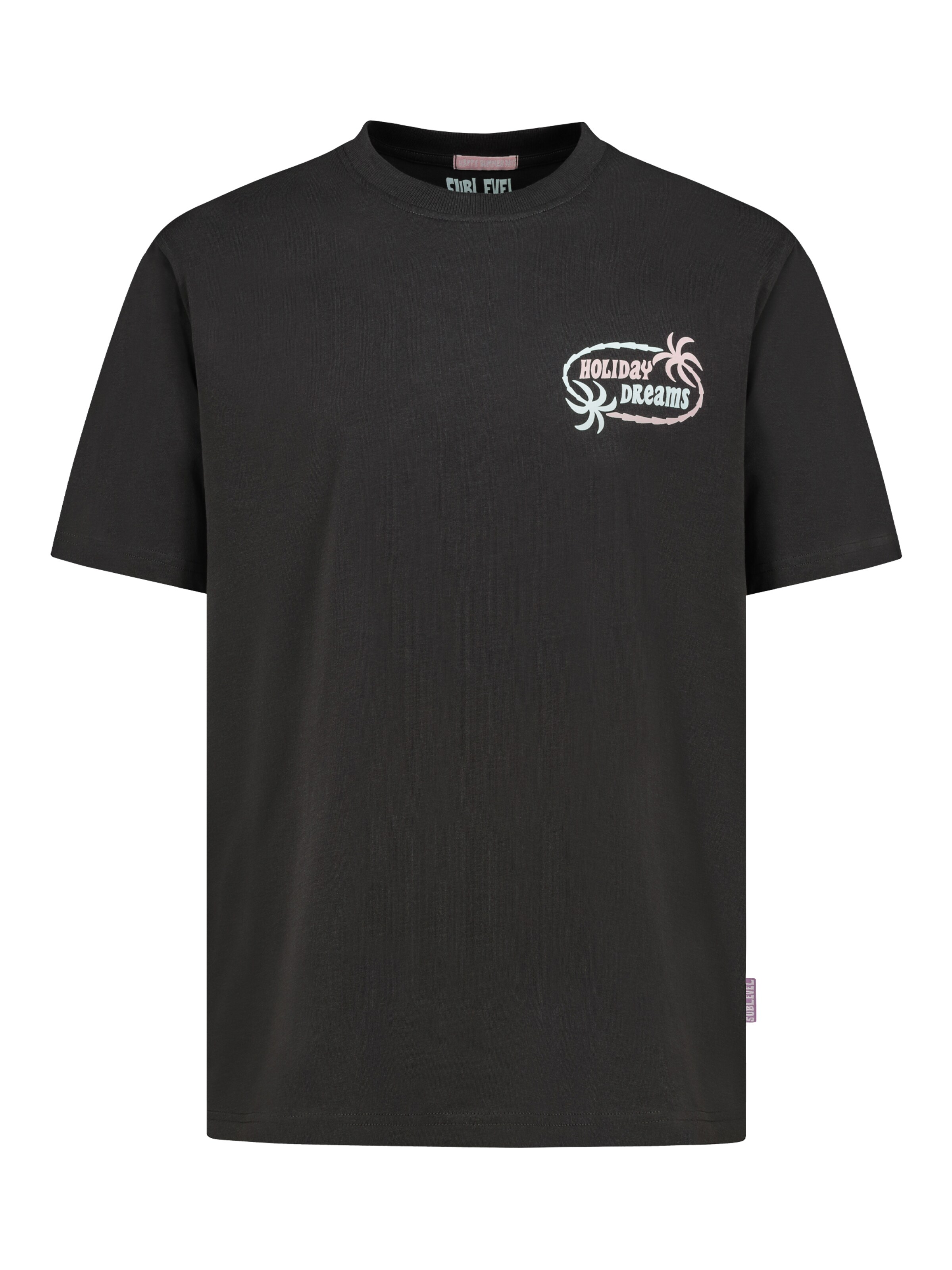 Sublevel Shirt in Schwarz: Vorderseite