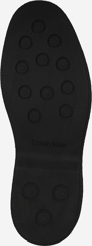 Cizme cu șireturi de la Calvin Klein pe negru