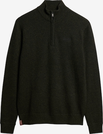 Superdry Pullover 'Essential' in Schwarz: Vorderseite