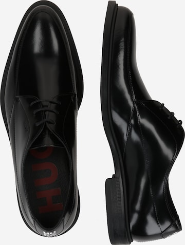 HUGO Red Δετό παπούτσι 'Kerr_Derb_Ablt' σε μαύρο