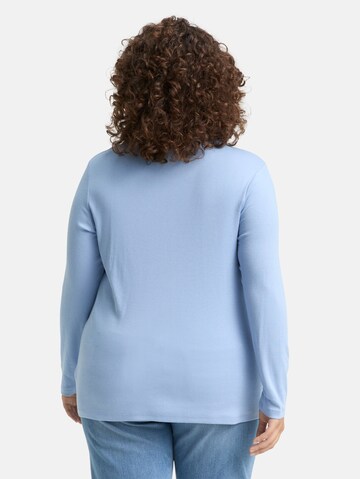T-shirt Tom Tailor Women + en bleu