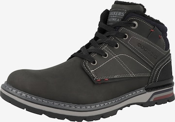 Dockers by Gerli Lace-Up Boots in Black: front