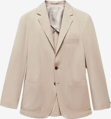 Coupe slim Veste de costume 'Capri' MANGO MAN en beige : devant