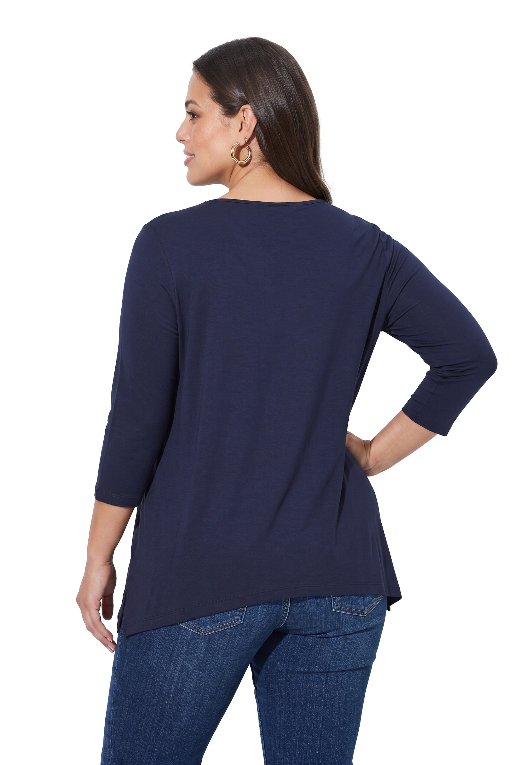 MIAMODA Shirt in Blue