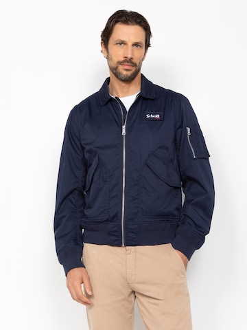 Manteau mi-saison Schott NYC en bleu