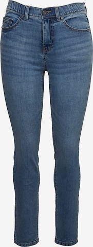 Skinny Jean Ulla Popken en bleu : devant