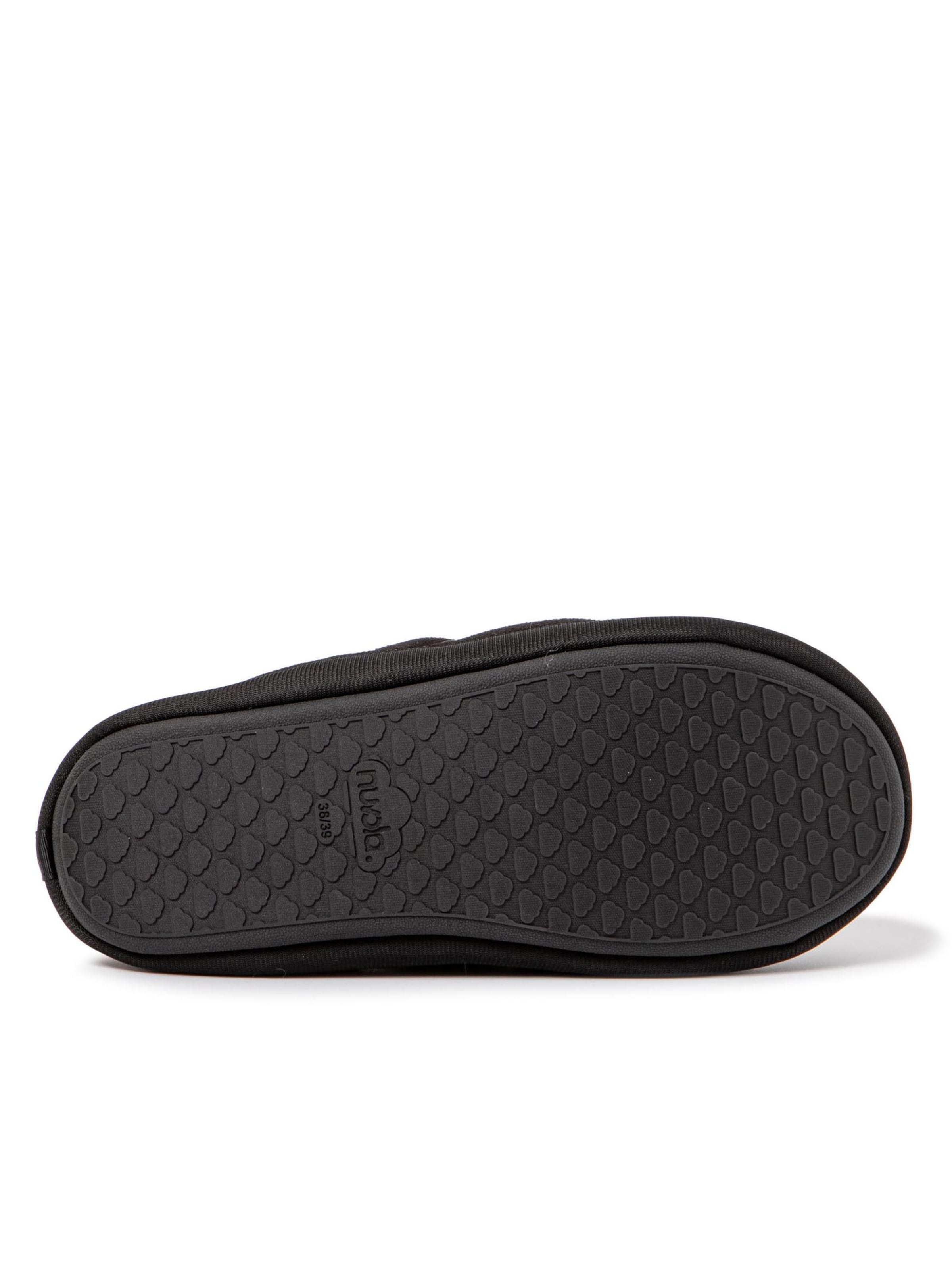 Ciabatta 'Classic Velvet' di Nuvola. in nero