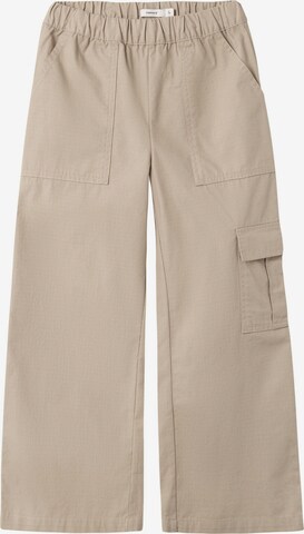 Loosefit Pantalon NAME IT en beige : devant