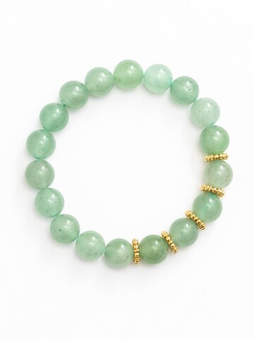 Secret Stones Bracelet 'Luckline' in Green: front