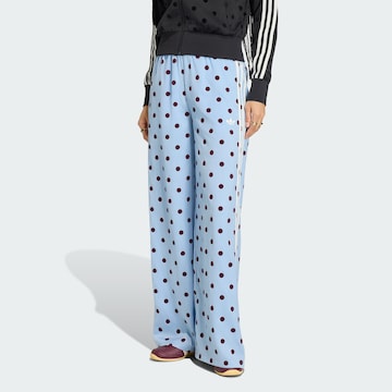 ADIDAS ORIGINALS Wide leg Broek in Blauw: voorkant