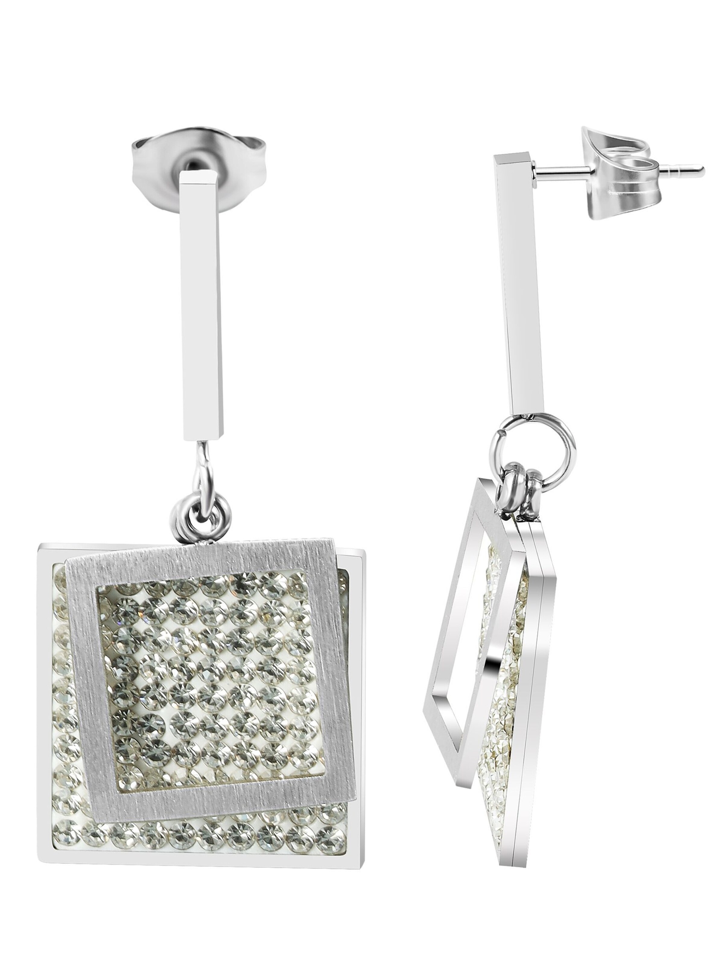 Akzent Earrings 'Almendra, langlebig' in Silver