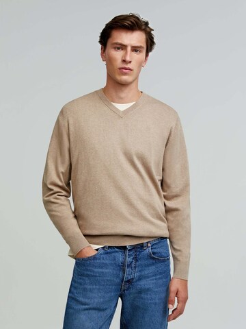 Scalpers Pullover in Grau: Vorderseite