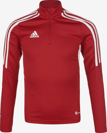 ADIDAS PERFORMANCE Athletic Sweatshirt 'Condivo 22' in Red: front