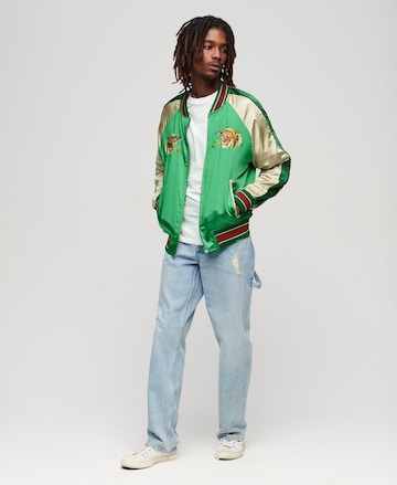 Superdry Tussenjas 'Sukajan' in Groen