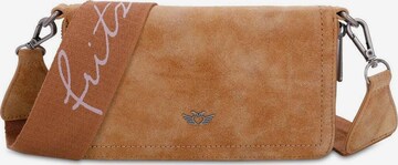 Fritzi aus Preußen Crossbody Bag 'Lou' in Brown: front