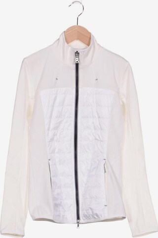 BOGNER Sweatshirt & Zip-Up Hoodie in XS in White: front