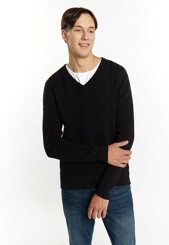 MO Pullover 'Ucy' in Schwarz: predná strana