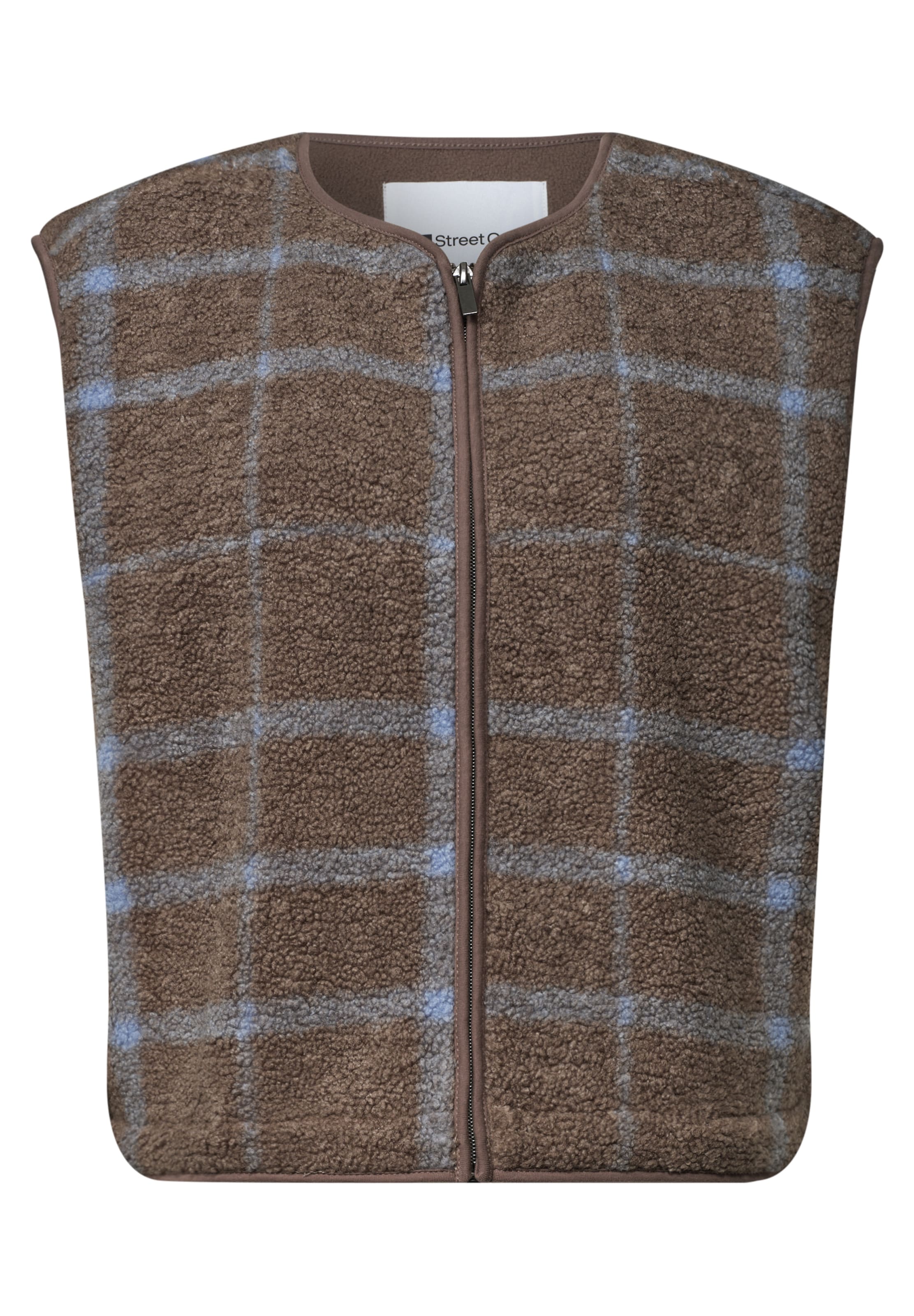 STREET ONE Knit Cardigan in Brown: front