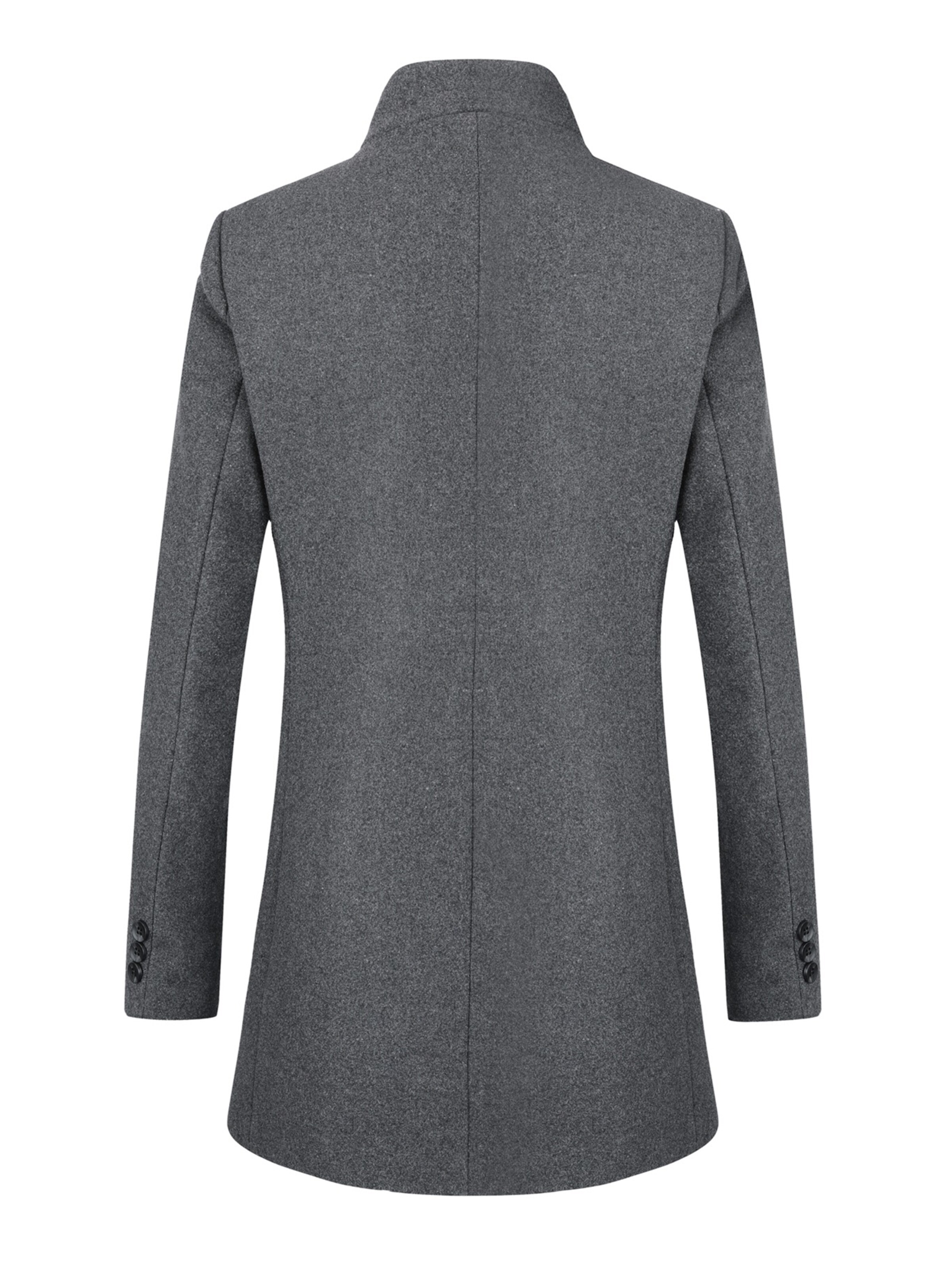 YOUTHUP Winter Coat 'Winterfester' in Grey