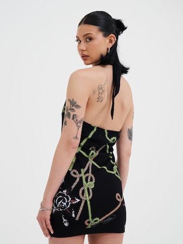 Ed Hardy Kleid 'Panther' in Schwarz