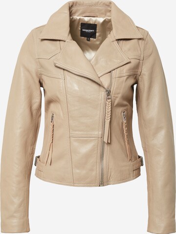 Goosecraft Between-season jacket 'Jupiter' in Beige: front