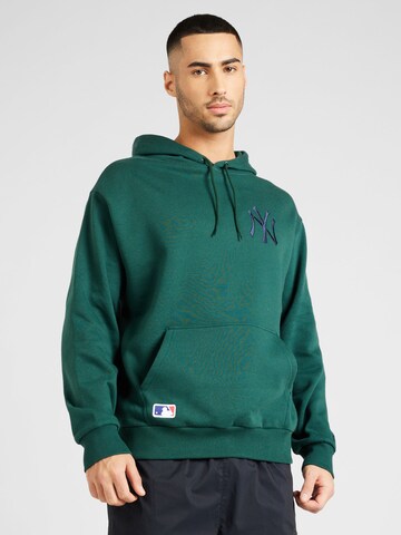 NEW ERASweater majica 'LEAGUE ESSENTIALS' - zelena boja: prednji dio