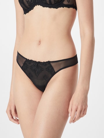 Chantelle - Tanga em preto: frente