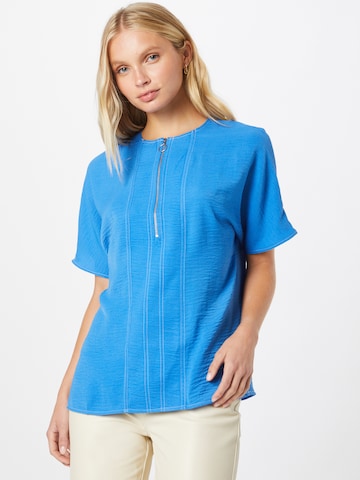 Warehouse Shirt in Blauw: voorkant