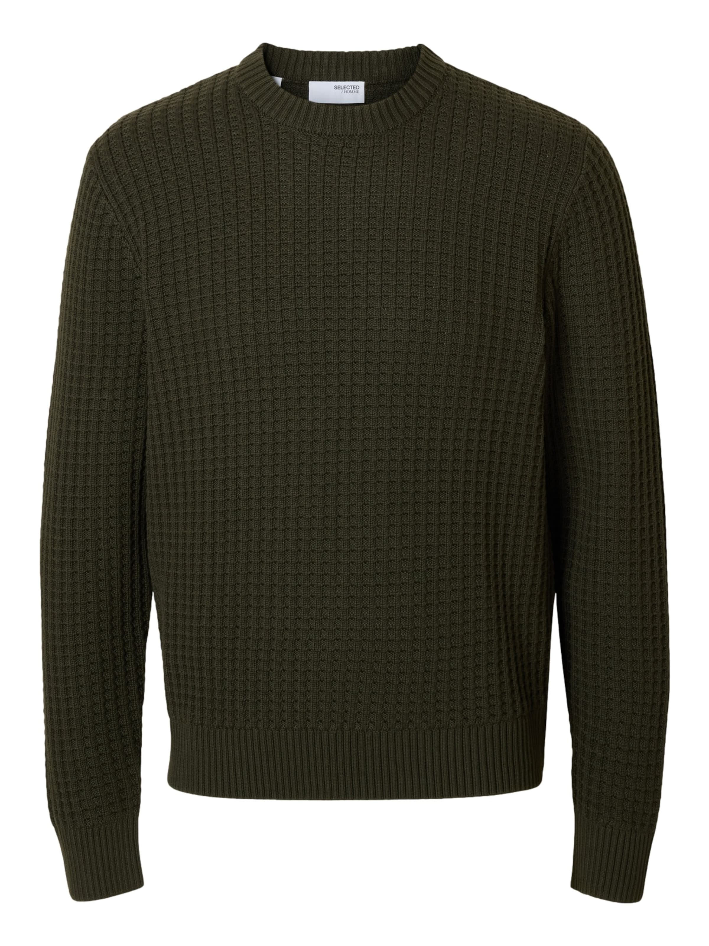 SELECTED Pullover 'SLHTom' in Grün: Vorderseite