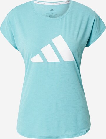 ADIDAS PERFORMANCE - Camiseta funcional en azul: frente