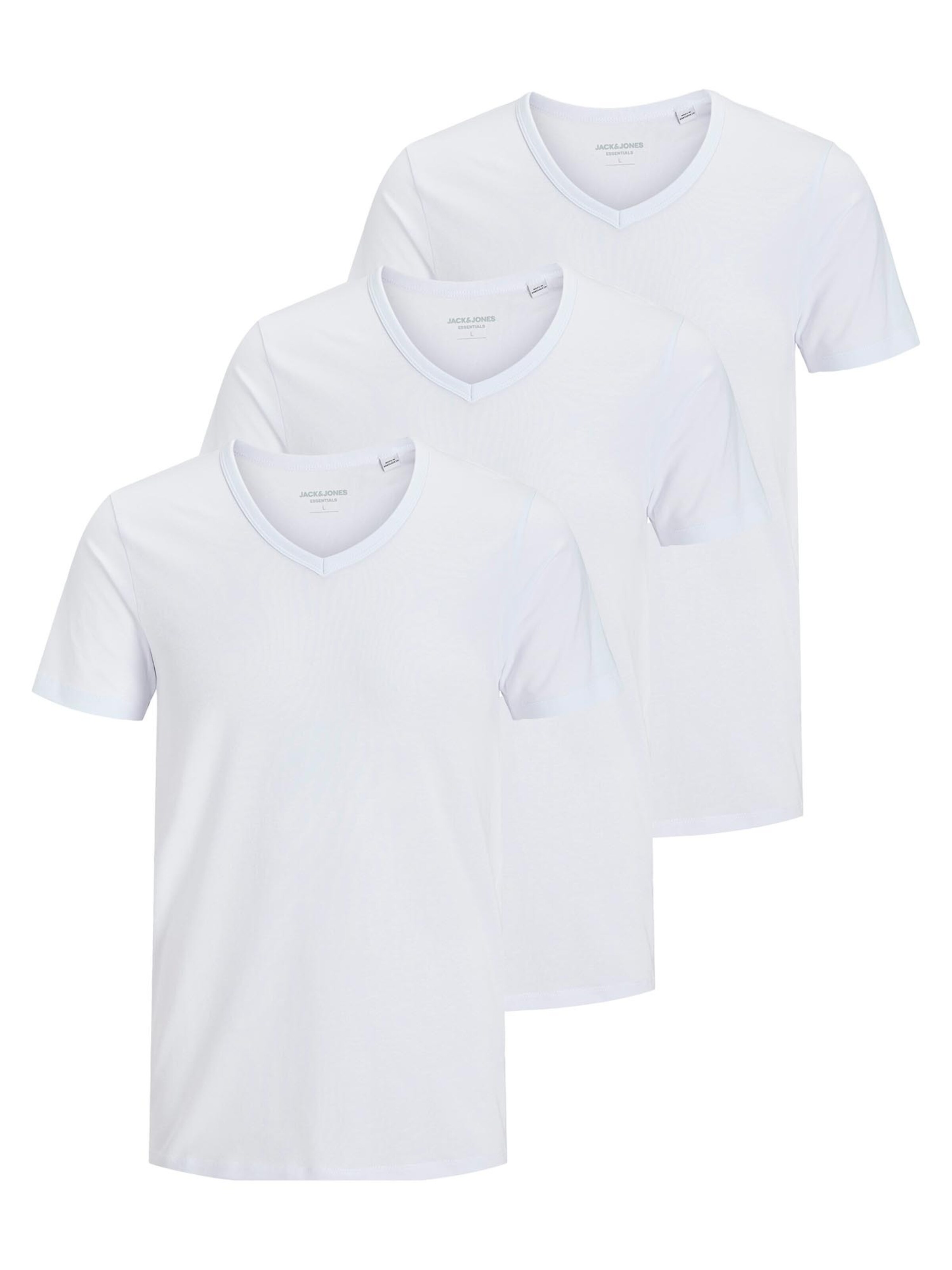 JACK & JONES Shirt 'Essentials' in White: front