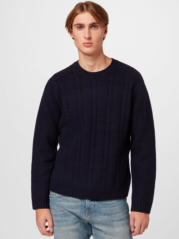 Tiger of Sweden - Pullover 'JETS' em azul: frente