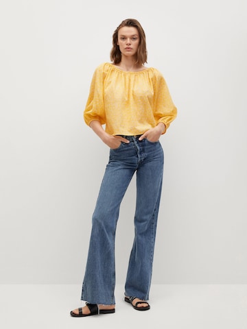 MANGO Blouse 'Pia' in Yellow