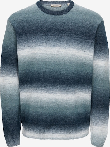Pull-over 'ONSBertil' Only & Sons en bleu : devant